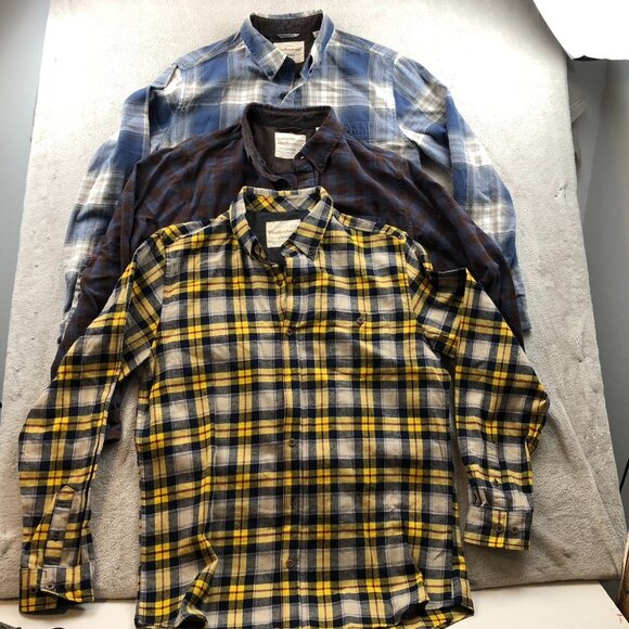 Weatherproof Men's Shirt Lot Large Vintage Lot Of Three Long Sleeve Button Down - Picture 13 of 13